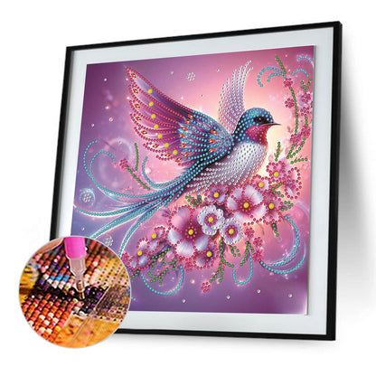 Bluebird - Special Shaped Drill Diamond Painting 30*30CM