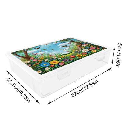 DIY Garden and Lawn Pattern Diamond Painting Kit Storage Box for Adults Beginner