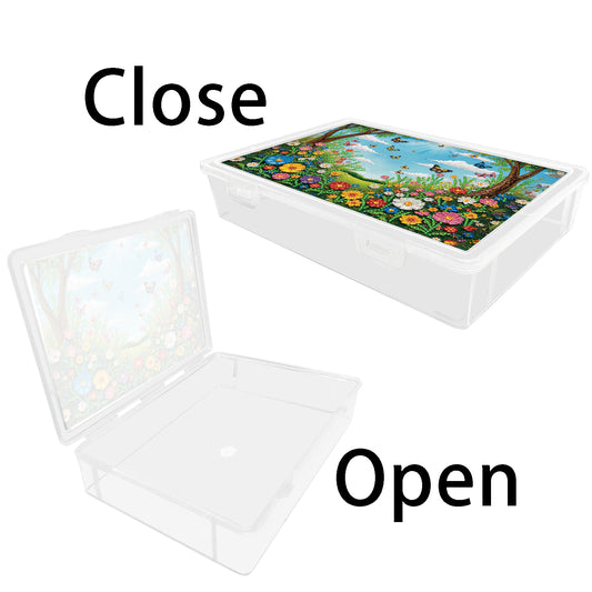 DIY Garden and Lawn Pattern Diamond Painting Kit Storage Box for Adults Beginner