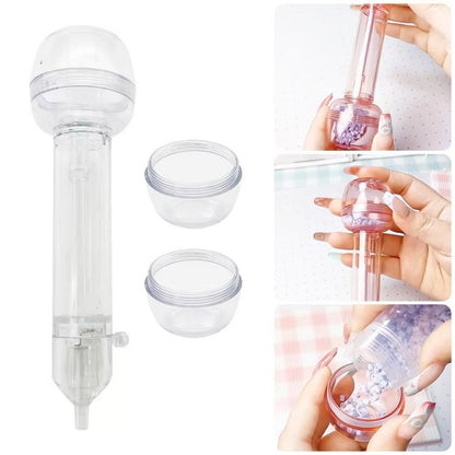 Press Bead Dispenser with Comfortable Grip Automatic Press Bead Placement Tool Lightweight and Ergonomic