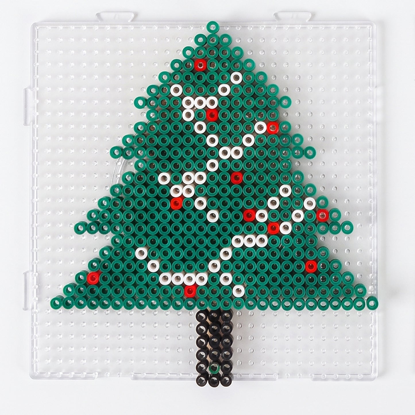 Christmas Tree DIY 5mm Fuse Beads Kit Including Pegboards and Ironing Paper Melty Beads Set Safety