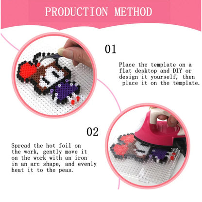 20 Colors 5mm Melty Beads Craft Kit Beginner-Friendly Iron Beads DIY Set with Color Label Pixel Art Beads Kit Ideal(Morandi Soft Tone Fuse Beads Set)
