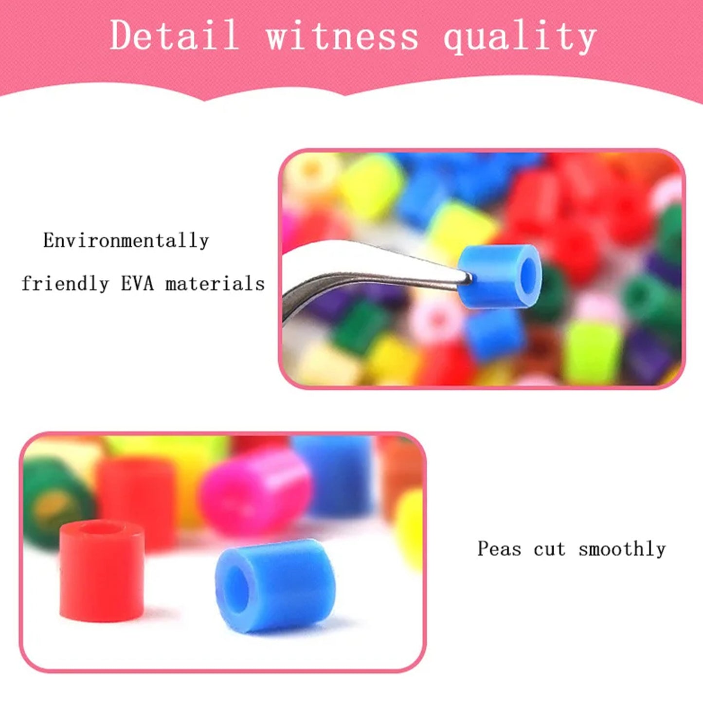 29 Colors 5mm Melty Beads Craft Kit with Accessories Iron Beads DIY Set Beginner-Friendly Pixel Art Beads Kit Ideal