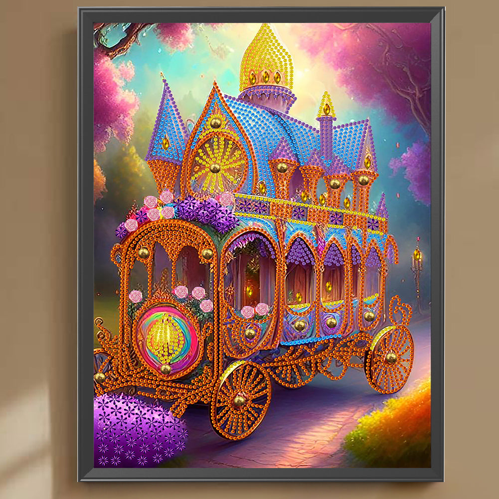 Bouquet Love Birdhouse - Special Shaped Drill Diamond Painting 30*40CM
