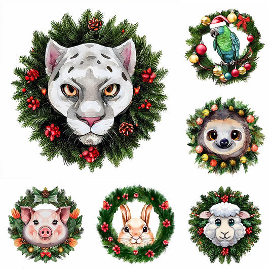 Small Animal Wreath Sheep - Full Round Drill Diamond Painting 30*30CM