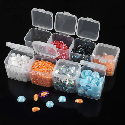 32/48/64 Slots Beads Storage Case Acrylic Storage Containers for Embroidery Tool