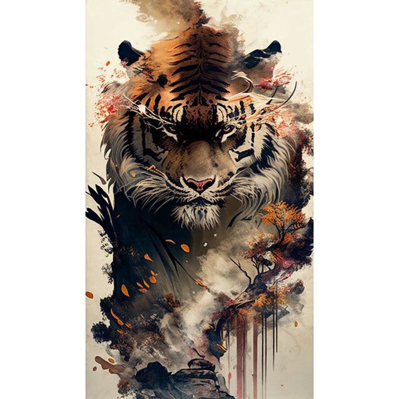 Tiger - 11CT Stamped Cross Stitch 50*87CM