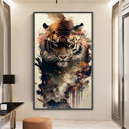 Tiger - 11CT Stamped Cross Stitch 50*87CM