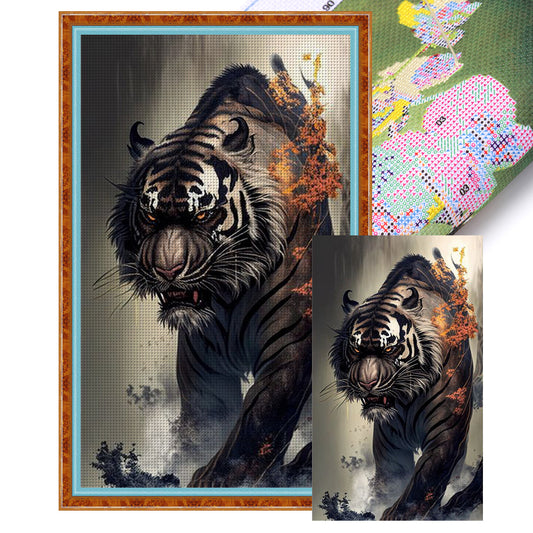 Tiger - 11CT Stamped Cross Stitch 50*87CM