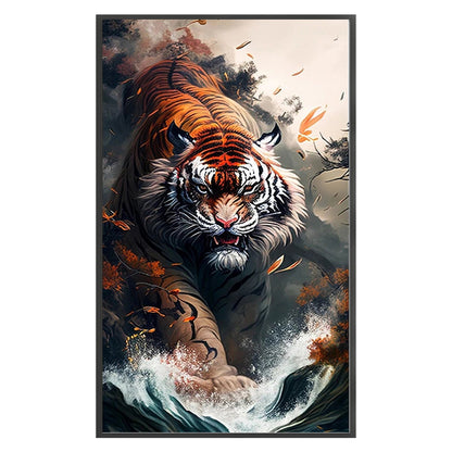 Tiger - 11CT Stamped Cross Stitch 50*90CM