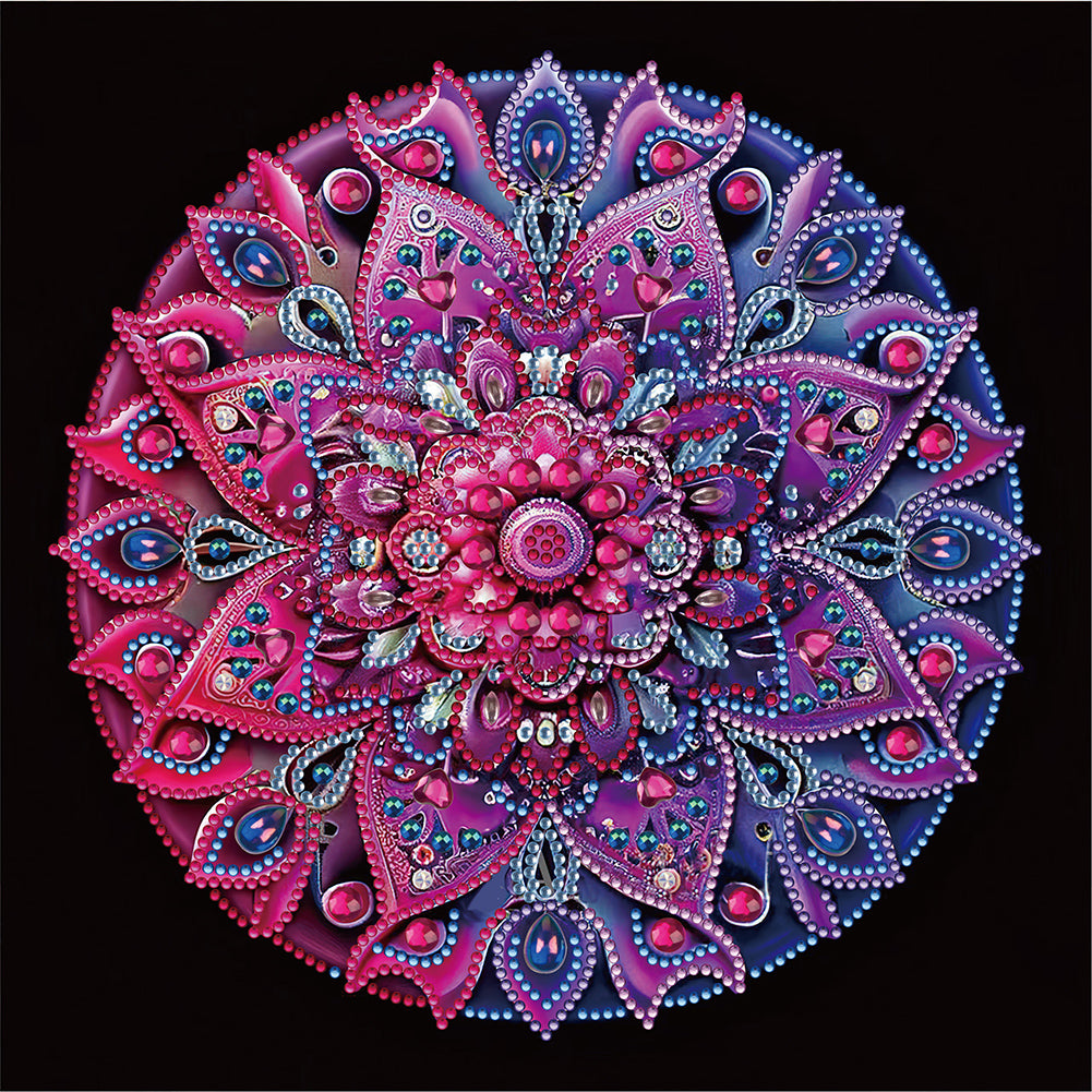 Mandala - Special Shaped Drill Diamond Painting 30*30CM