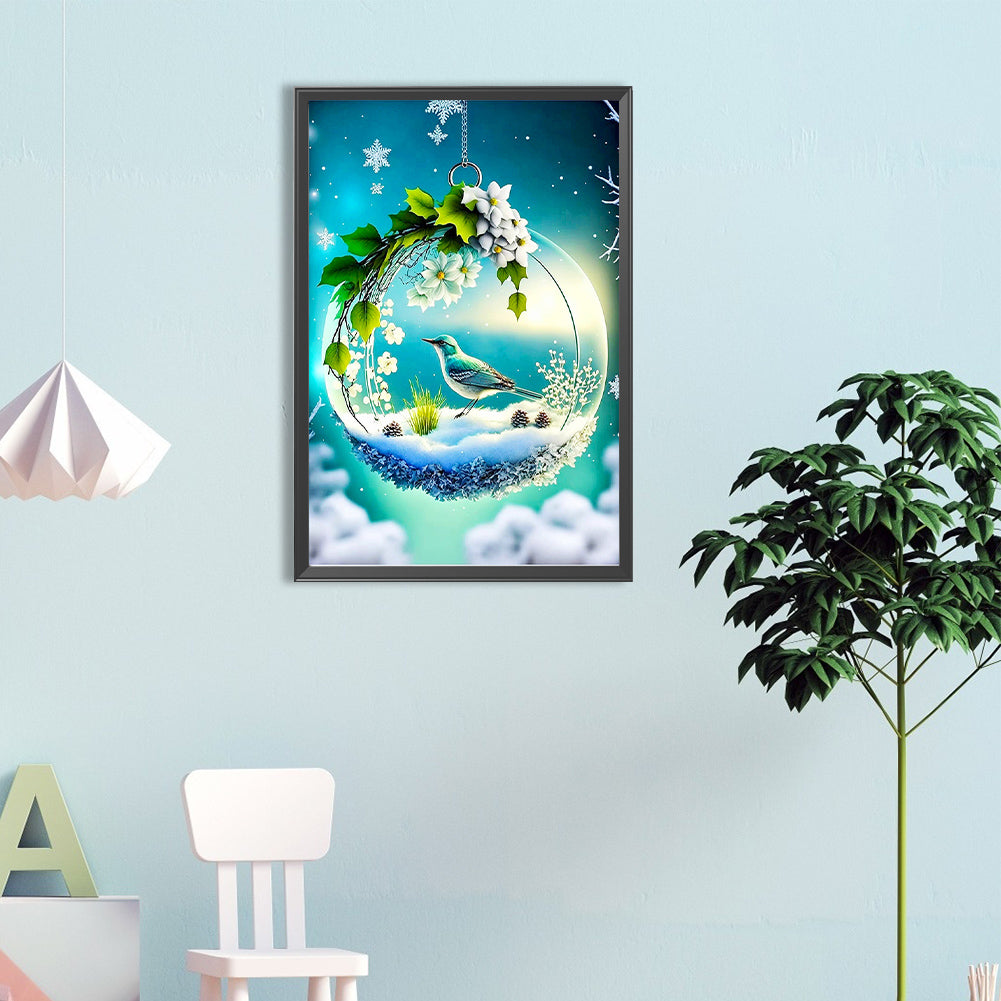 Morning Bird - Full Round Drill Diamond Painting 40*60CM