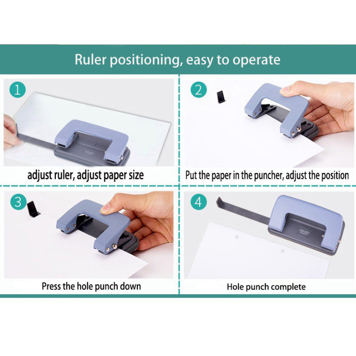 DIY Diamond Painting Double Hole Punch(Hole Spacing 8CM) White
