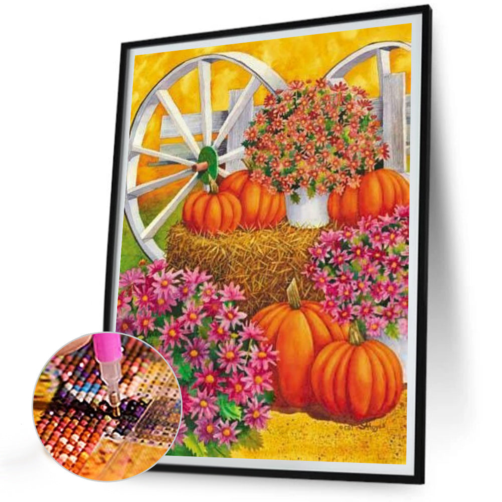Thanksgiving Harvest - Full Round Drill Diamond Painting 30*40CM