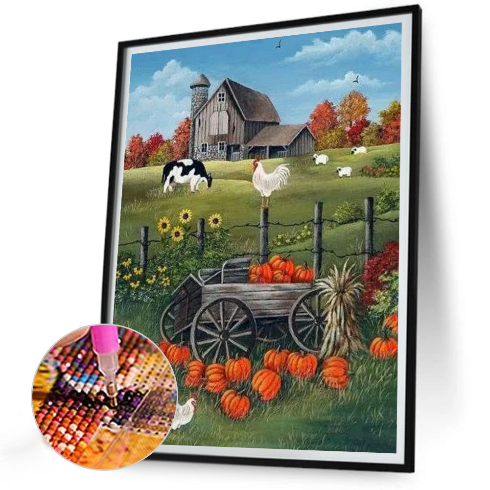 Thanksgiving Harvest - Full Round Drill Diamond Painting 30*40CM