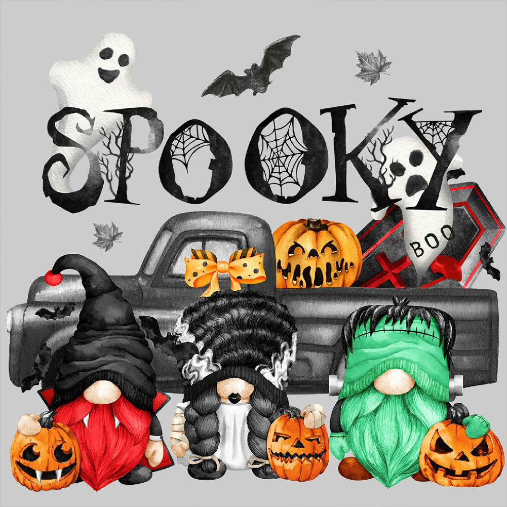 Halloween - Full Round Drill Diamond Painting 30*30CM