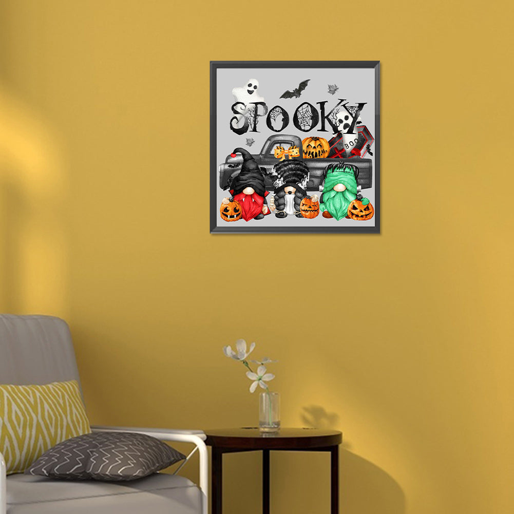 Halloween - Full Round Drill Diamond Painting 30*30CM