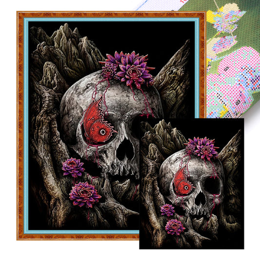 Skeleton - 11CT Stamped Cross Stitch 50*63CM