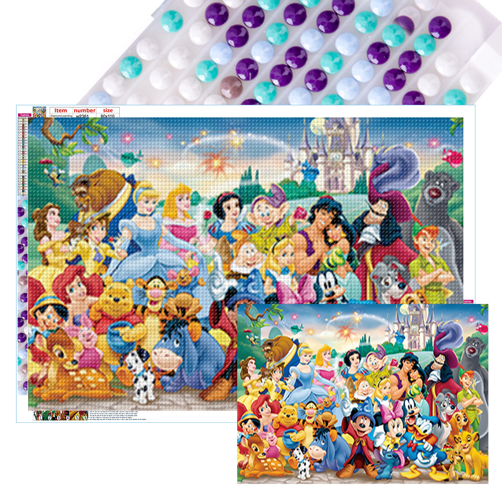 Disney Carnival - Full Round Drill Diamond Painting 110*80CM