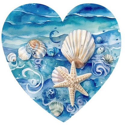 Love Starfish - Full Round Drill Diamond Painting 30*30CM