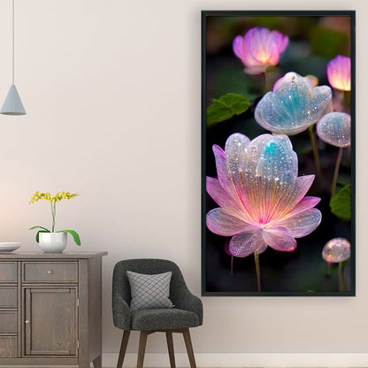 Lotus - 11CT Stamped Cross Stitch 40*70CM