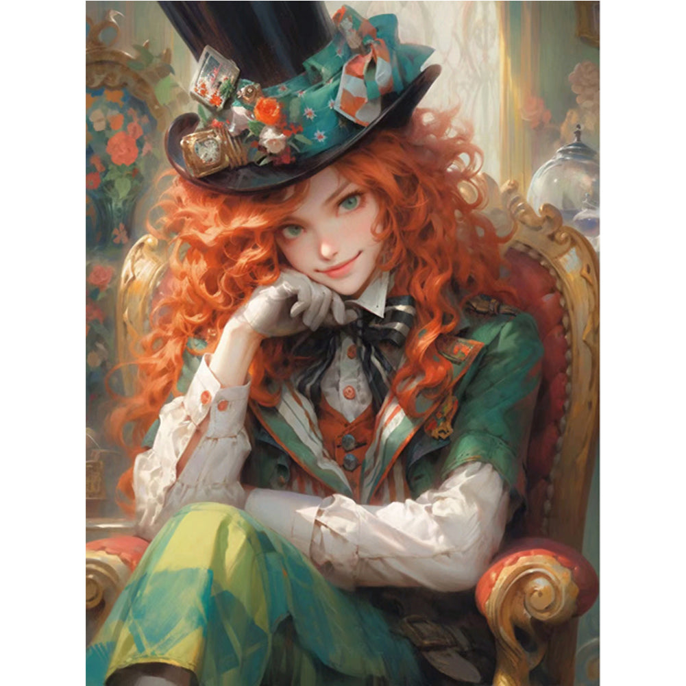 Mad Hatter - 11CT Stamped Cross Stitch 50*65CM