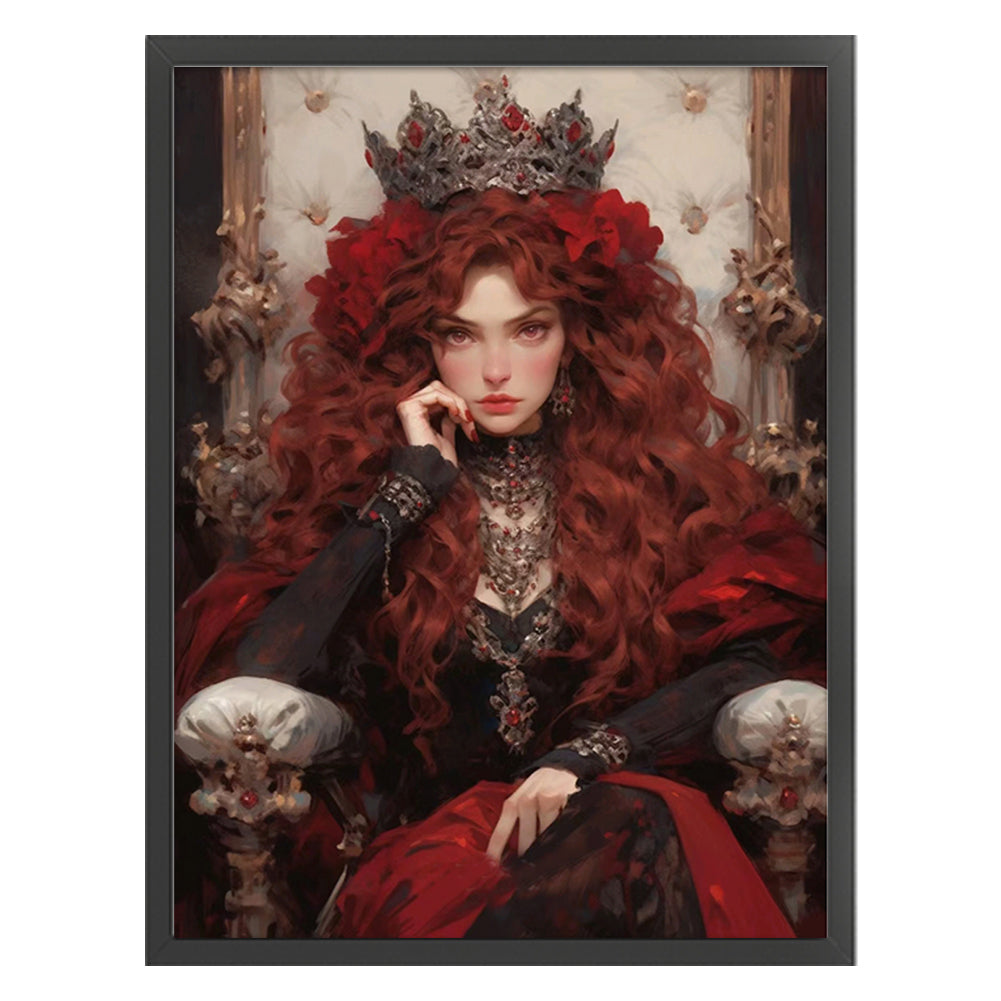 Red Queen - 11CT Stamped Cross Stitch 50*65CM