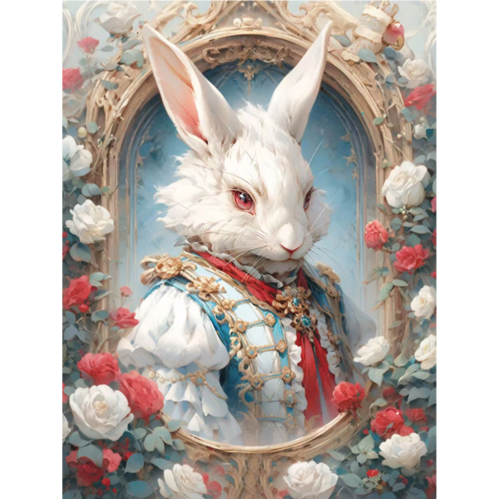 Rabbit - 11CT Stamped Cross Stitch 50*65CM