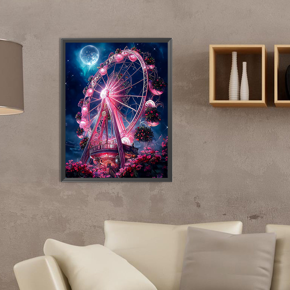 Ferris Wheel - Full Round Drill Diamond Painting 30*40CM