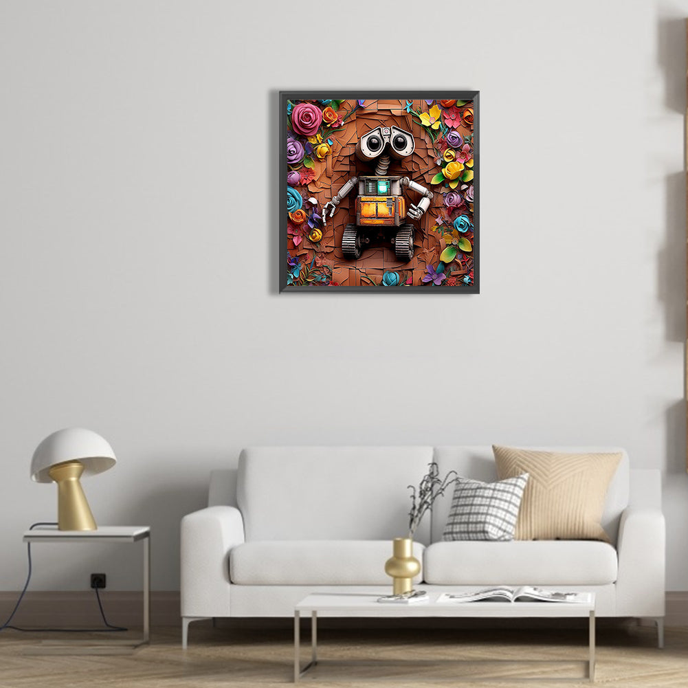 Robot Mobilization - Full Round Drill Diamond Painting 30*30CM
