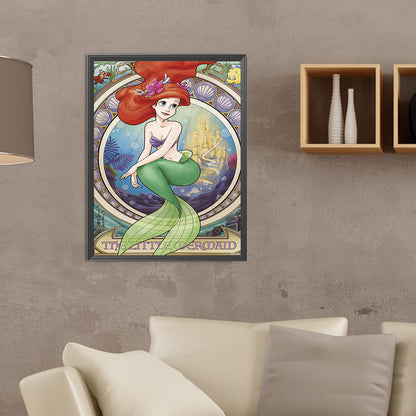 Mermaid Princess - Full Round Drill Diamond Painting 30*40CM