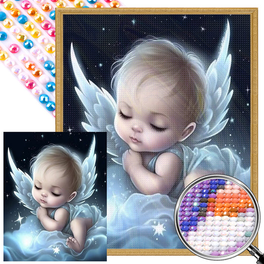 Angel Baby - Full AB Round Drill Diamond Painting 40*50CM