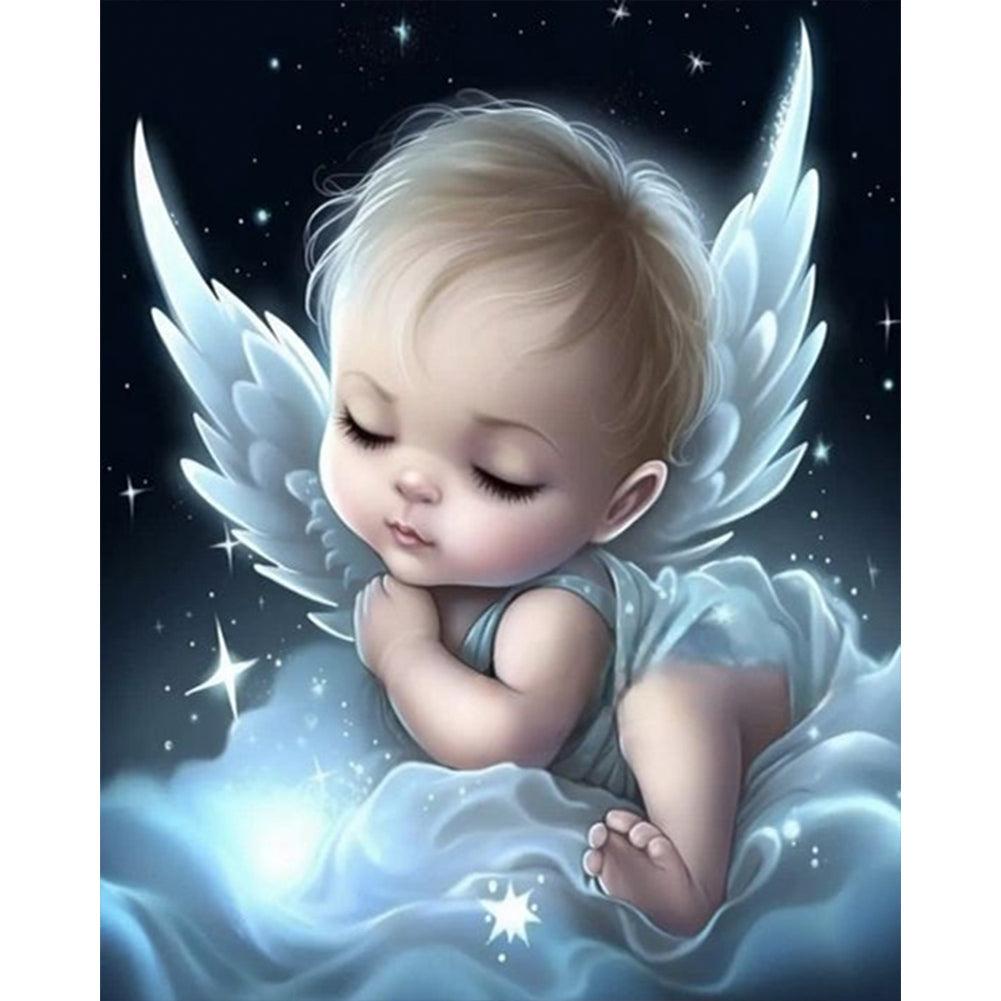 Angel Baby - Full AB Round Drill Diamond Painting 40*50CM