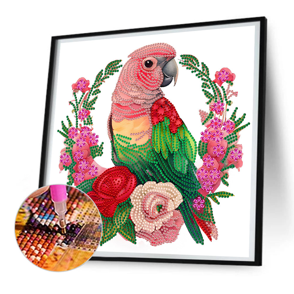 Parrot -  Special Shaped Drill Diamond Painting 30*30CM