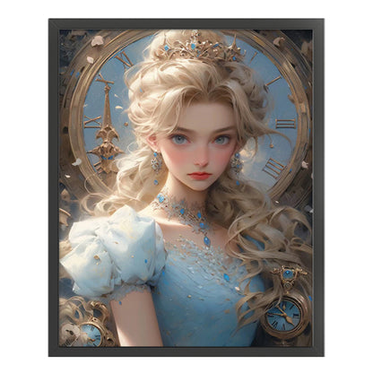 Blonde Princess - 11CT Stamped Cross Stitch 50*60CM