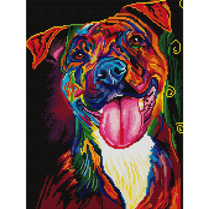 Hound - 14CT Stamped Cross Stitch 30*40CM(Joy Sunday)