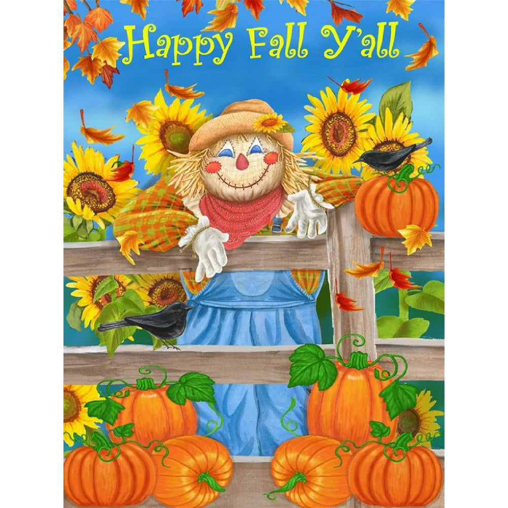Scarecrow - Full Round Drill Diamond Painting 30*40CM
