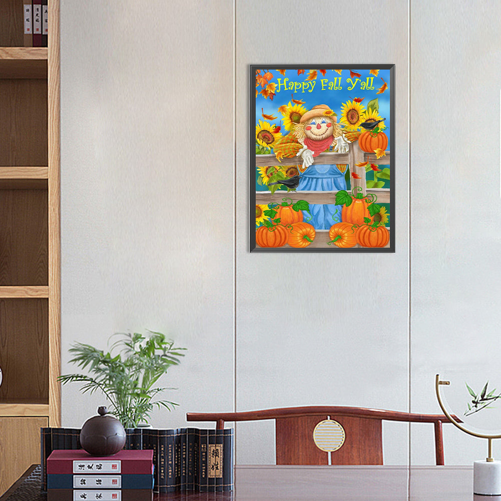 Scarecrow - Full Round Drill Diamond Painting 30*40CM