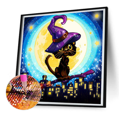 Halloween Jack-O-Lantern - Full Round Drill Diamond Painting 30*30CM
