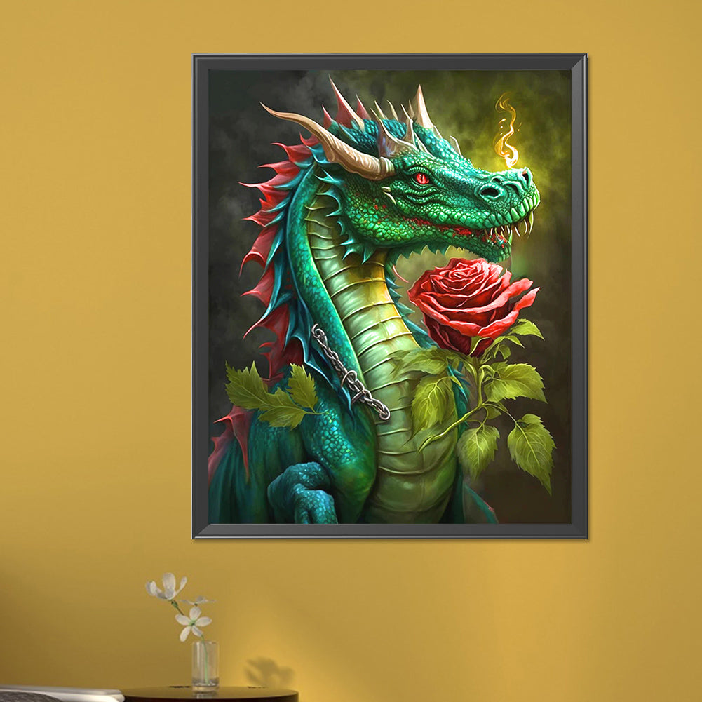 Rose Pterosaur - Full AB Round Drill Diamond Painting 40*50CM