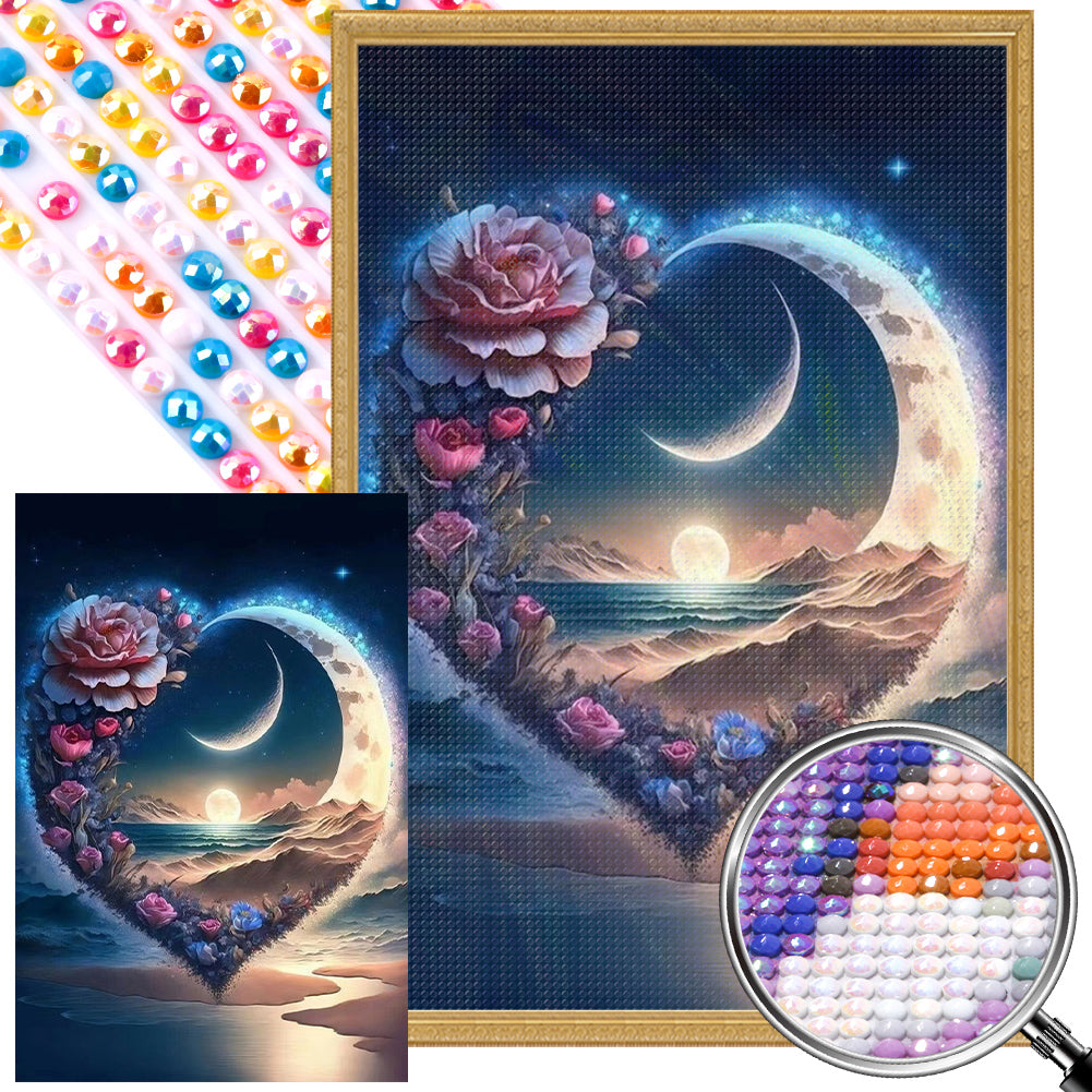 Love Flowers - Full AB Round Drill Diamond Painting 40*60CM
