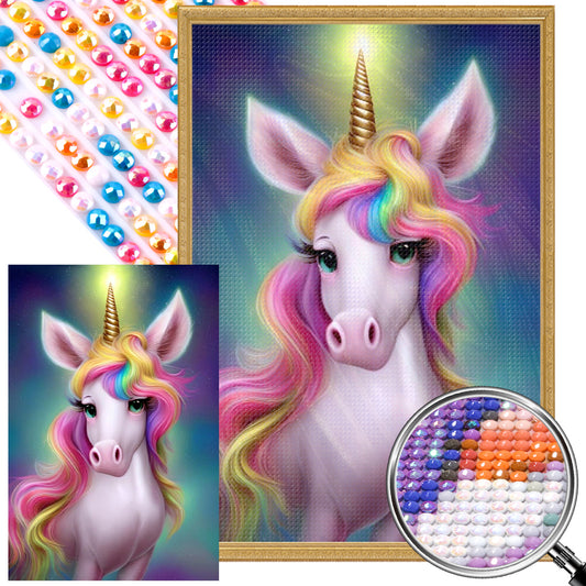 Unicorn - Full AB Round Drill Diamond Painting 40*60CM