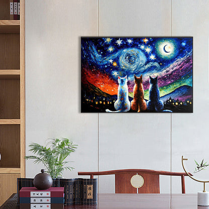Animal -   AB Round Drill Diamond Painting 60*40CM