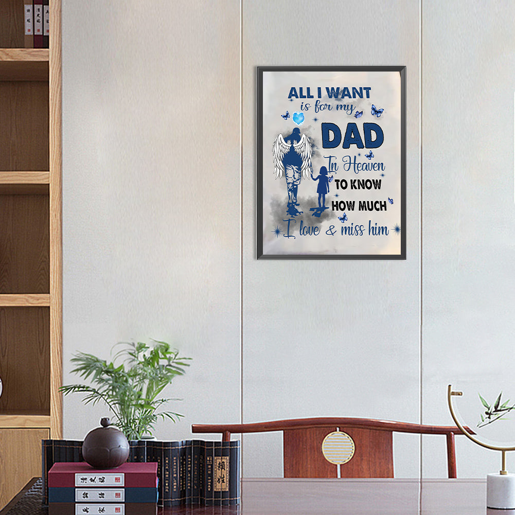 Confession To Parents - Full Round Drill Diamond Painting 30*40CM