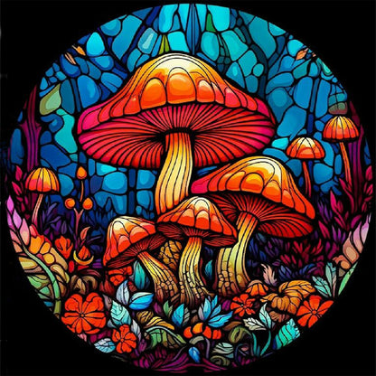 Mushroom Pumping - Full Round Drill Diamond Painting 30*30CM