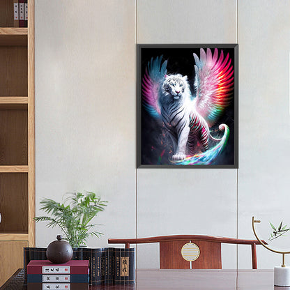 Tiger With Wings - Full AB Round Drill Diamond Painting 40*50CM