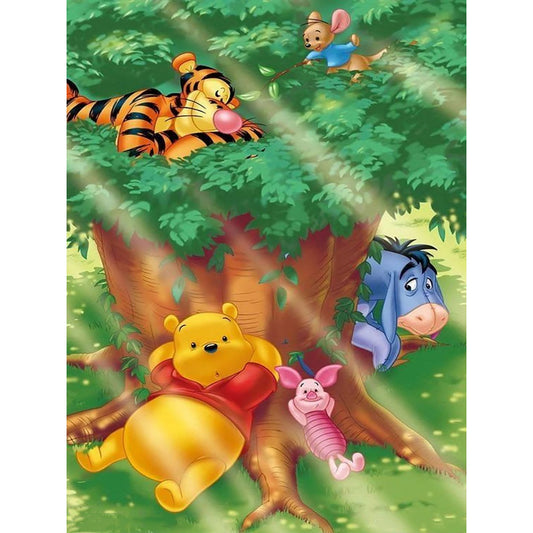 Winnie The Pooh - Full Round Drill Diamond Painting 30*40CM