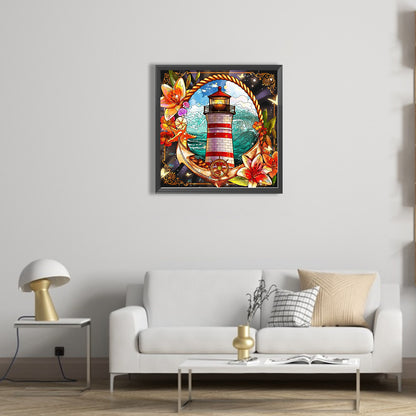 Lighthouse - Full AB Round Drill Diamond Painting 40*40CM