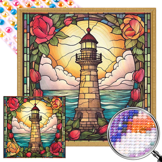 Lighthouse - Full AB Round Drill Diamond Painting 40*40CM