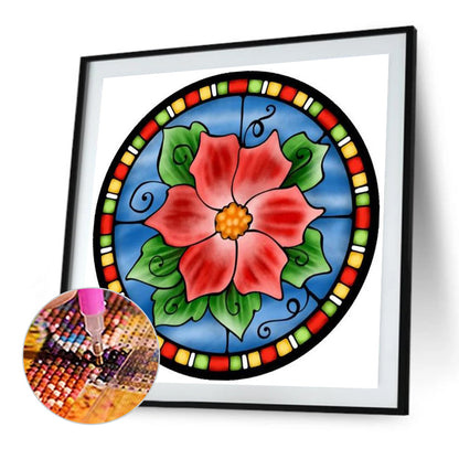 Glass Painting - Full AB Round Drill Diamond Painting 40*40CM